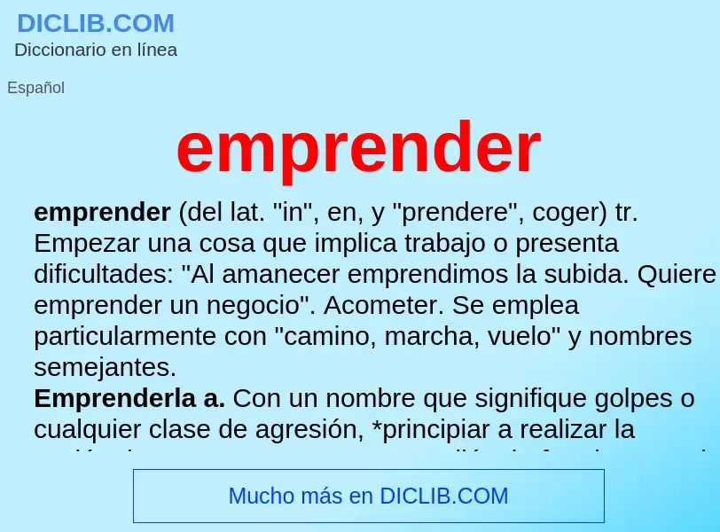 O que é emprender - definição, significado, conceito