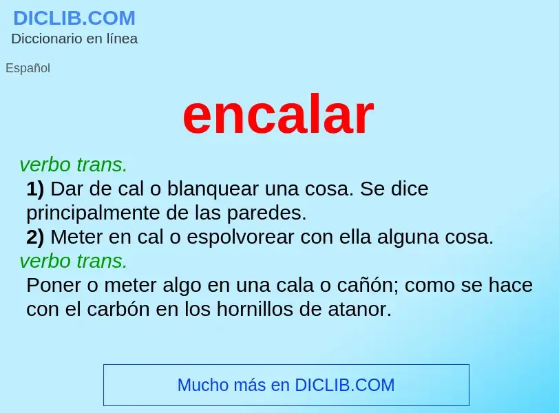 What is encalar - meaning and definition