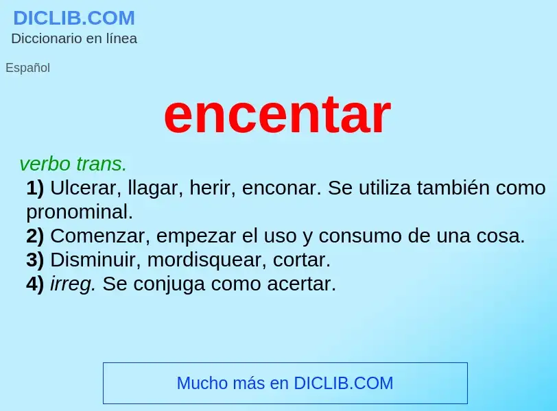 What is encentar - meaning and definition