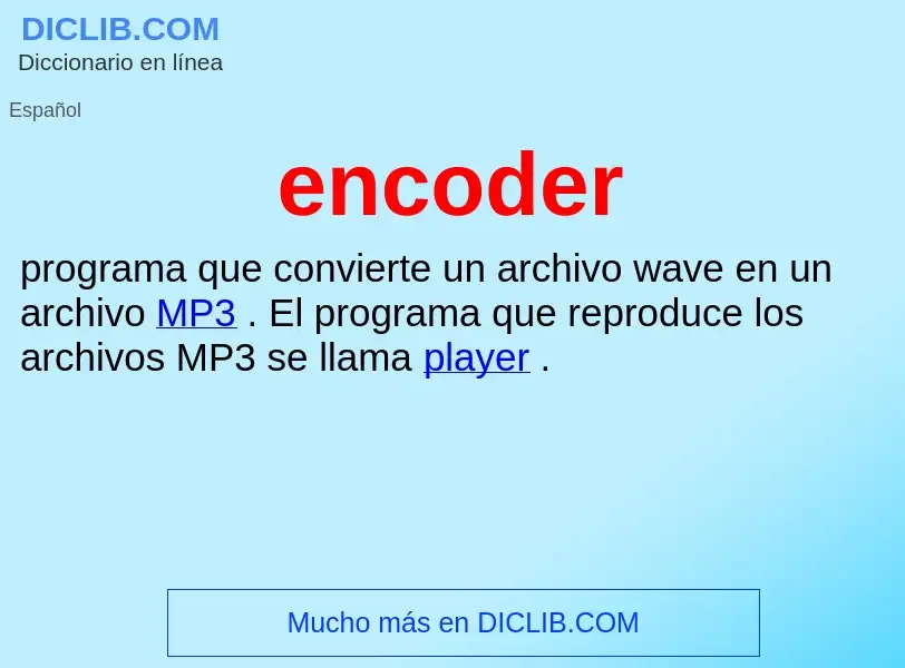 Что такое encoder - определение