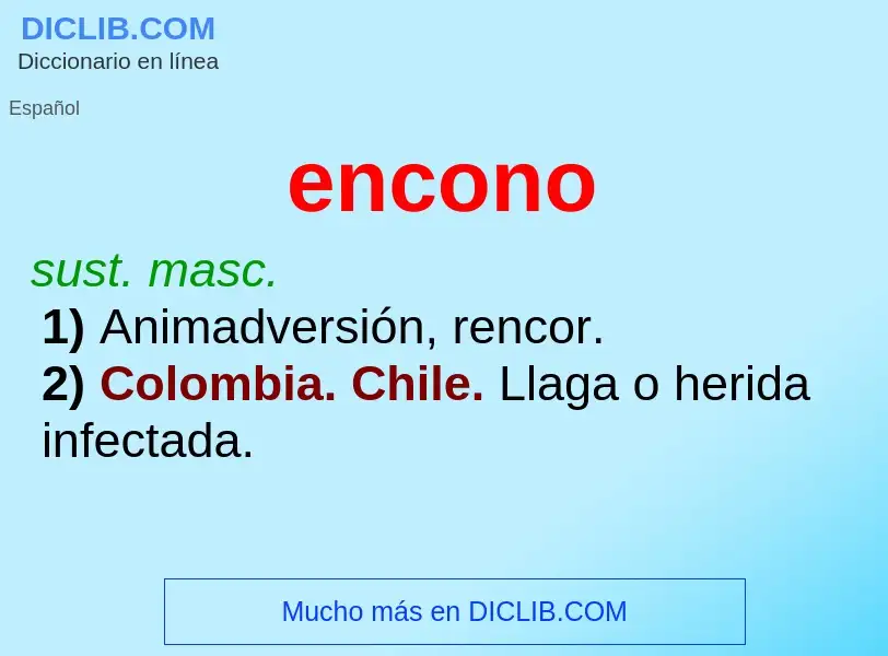 What is encono - definition