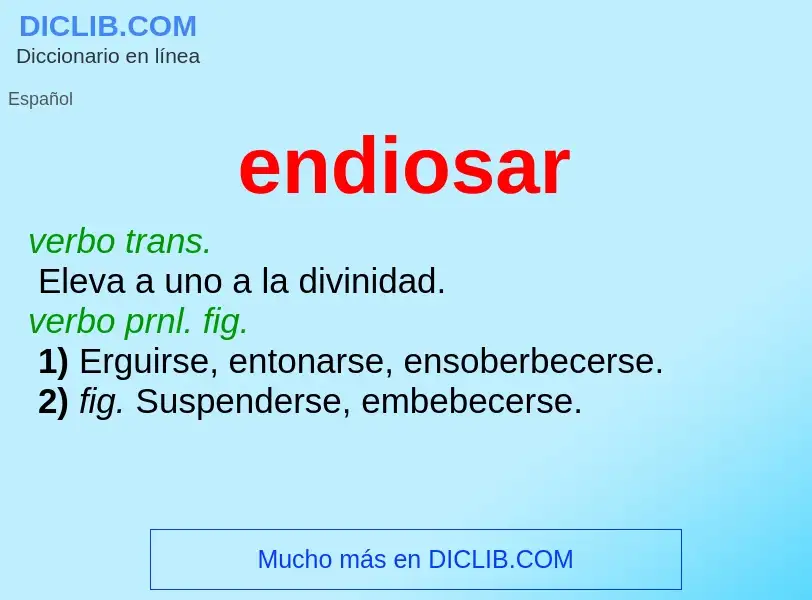 Wat is endiosar - definition