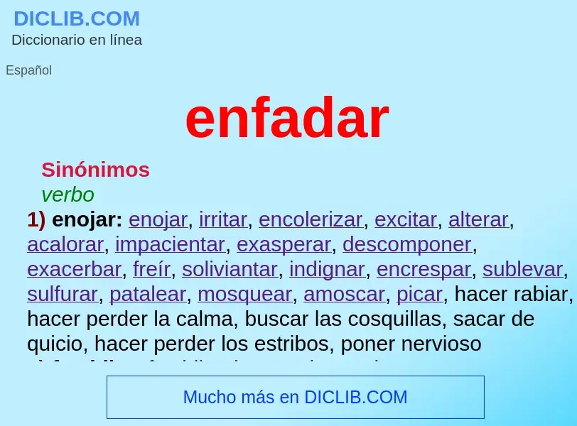 What is enfadar - definition