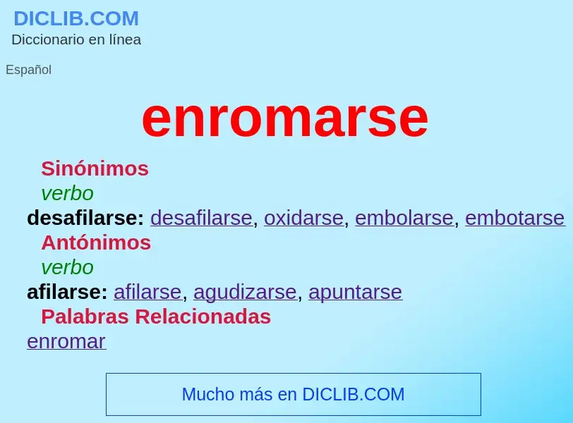 Wat is enromarse - definition