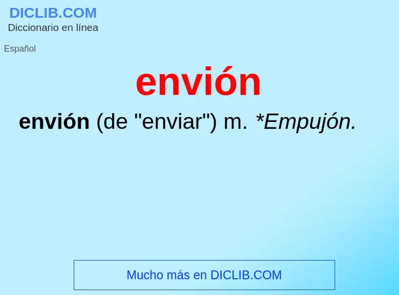 What is envión - meaning and definition