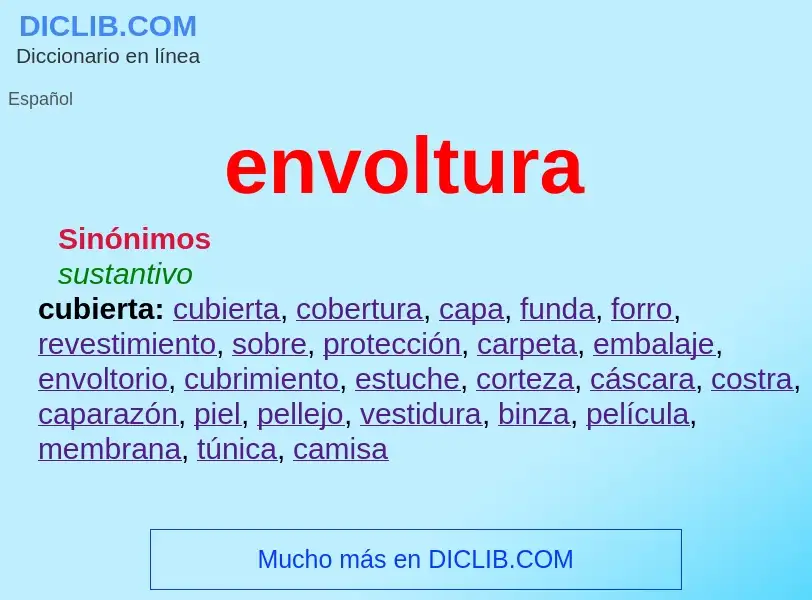 What is envoltura - definition