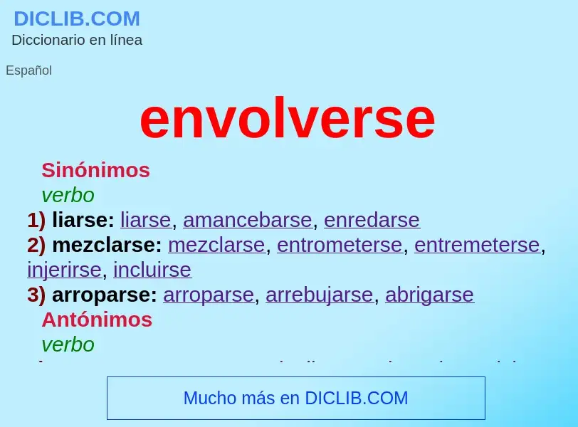 What is envolverse - meaning and definition