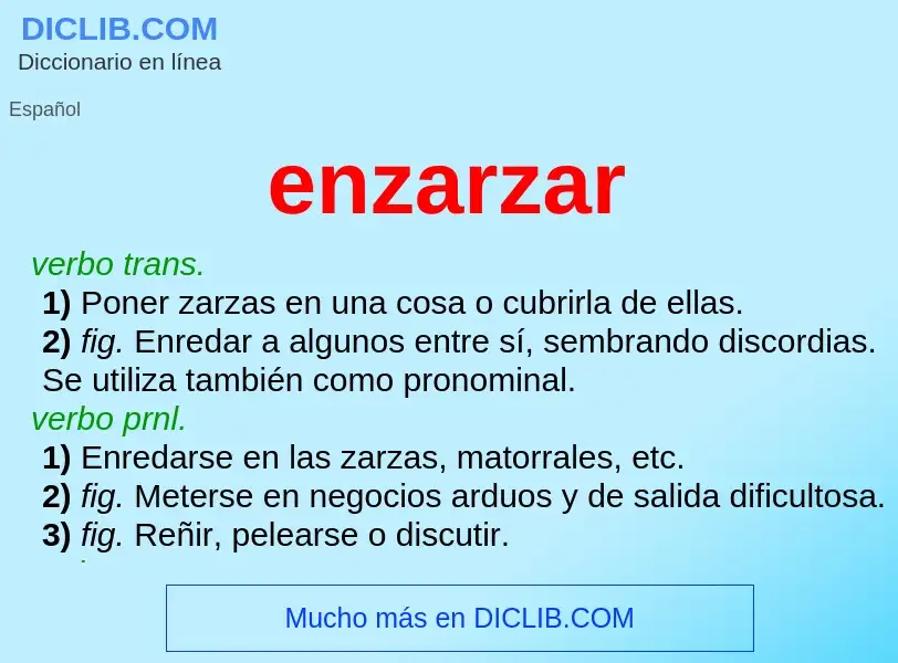 Wat is enzarzar - definition