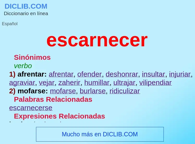 O que é escarnecer - definição, significado, conceito