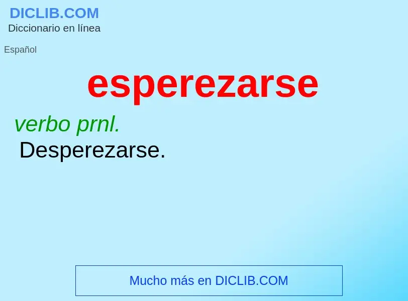 ¿Qué es esperezarse? - significado y definición