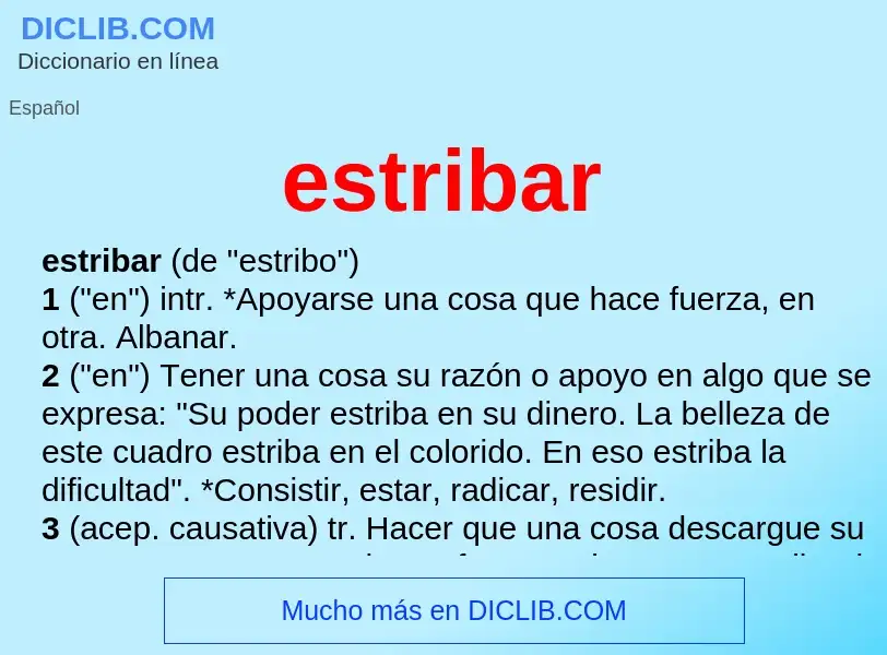 Wat is estribar - definition