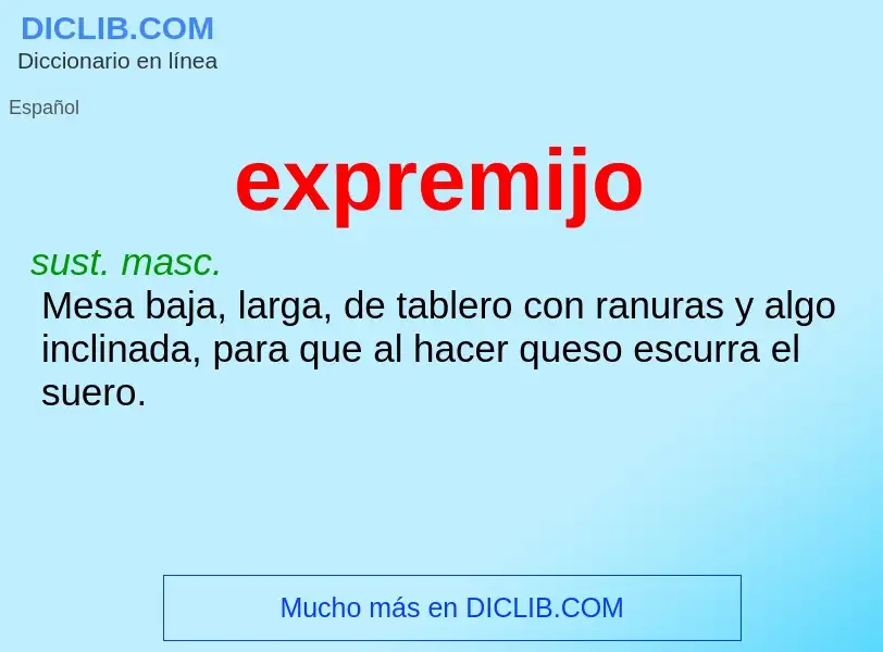 What is expremijo - definition