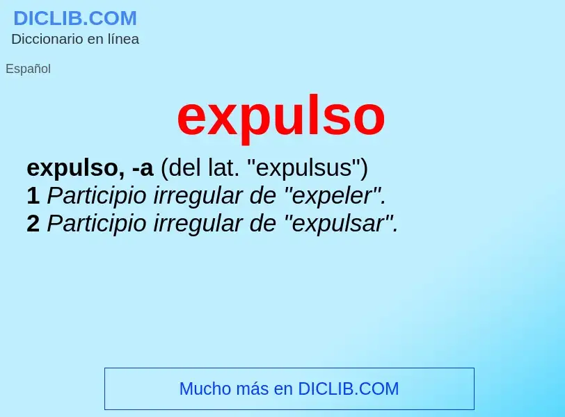 Wat is expulso - definition