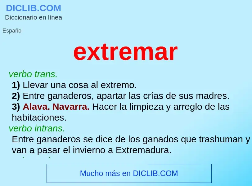 What is extremar - meaning and definition