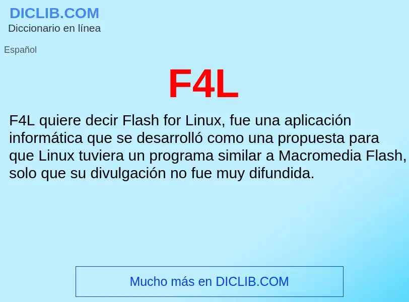 O que é F4L - definição, significado, conceito