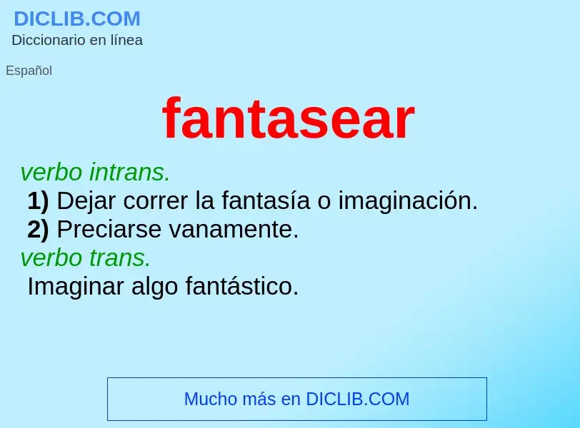 Wat is fantasear - definition