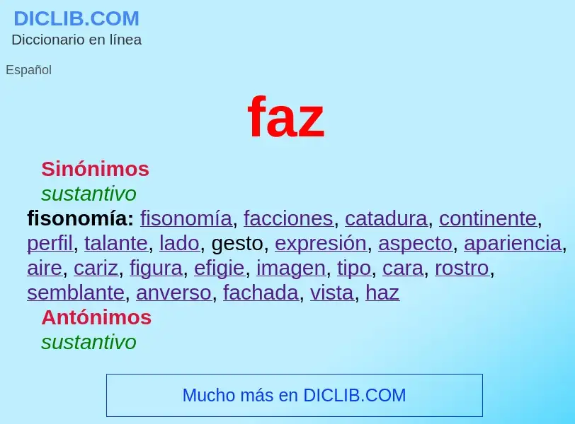 Wat is faz - definition