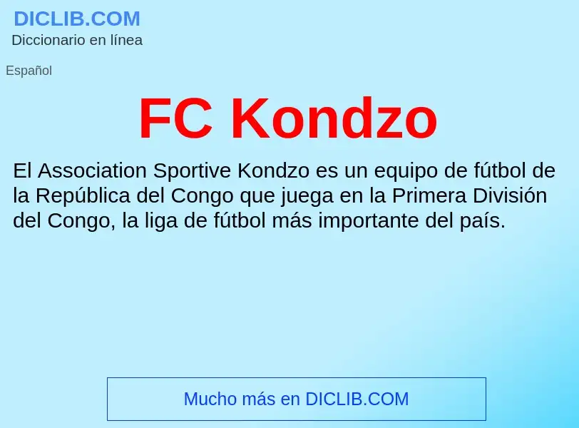 O que é FC Kondzo - definição, significado, conceito