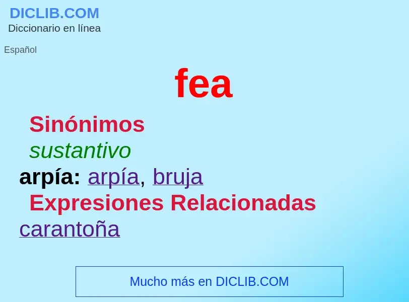 What is fea - meaning and definition