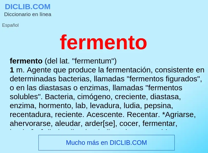 What is fermento - definition