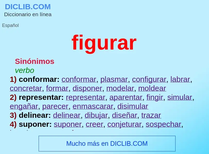 What is figurar - definition