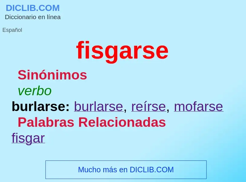 What is fisgarse - definition