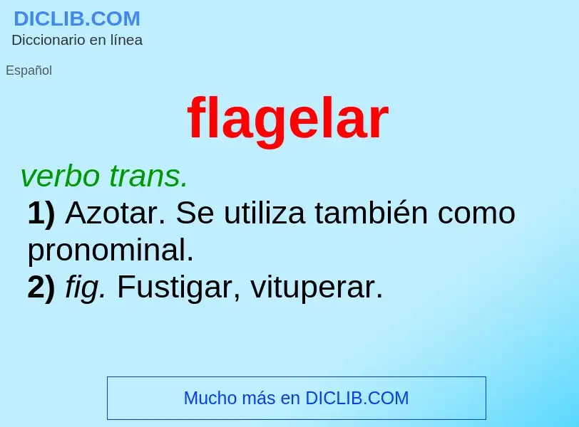 What is flagelar - meaning and definition