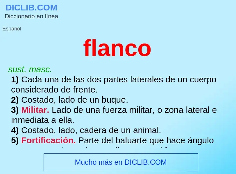 Wat is flanco - definition