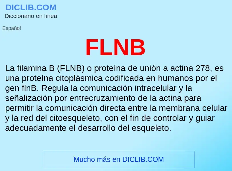 ¿Qué es FLNB? - significado y definición