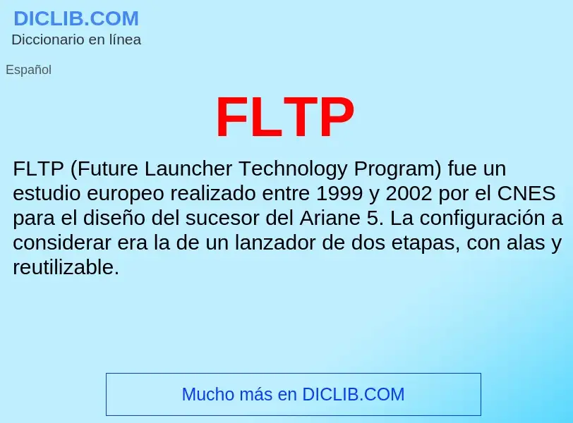 ¿Qué es FLTP? - significado y definición