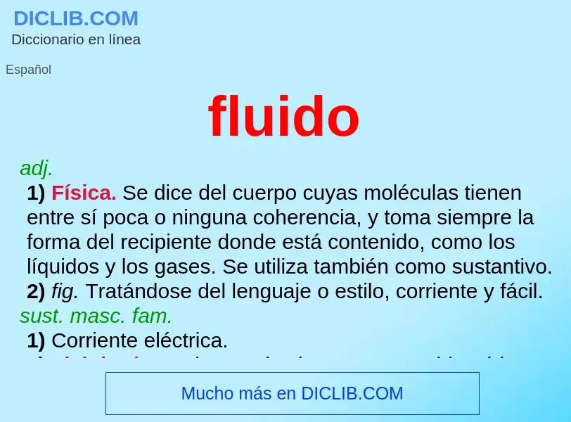 O que é fluido - definição, significado, conceito