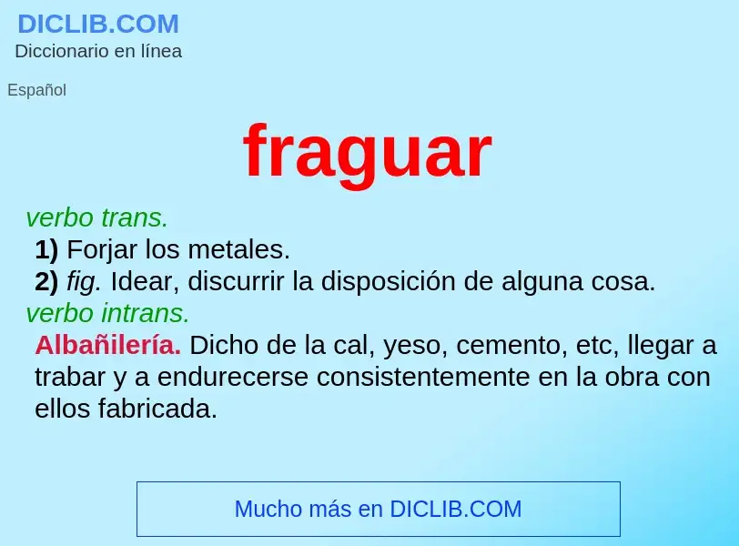 What is fraguar - meaning and definition