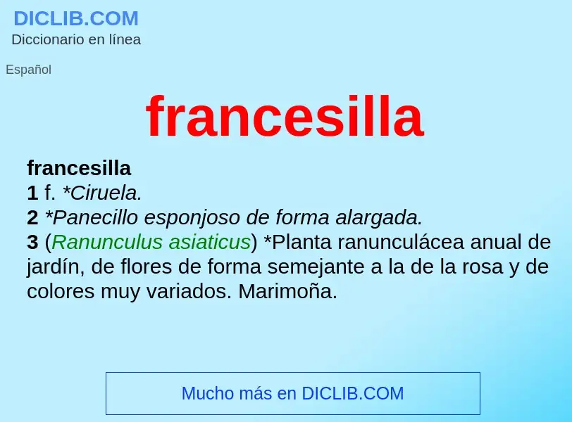 Что такое francesilla - определение