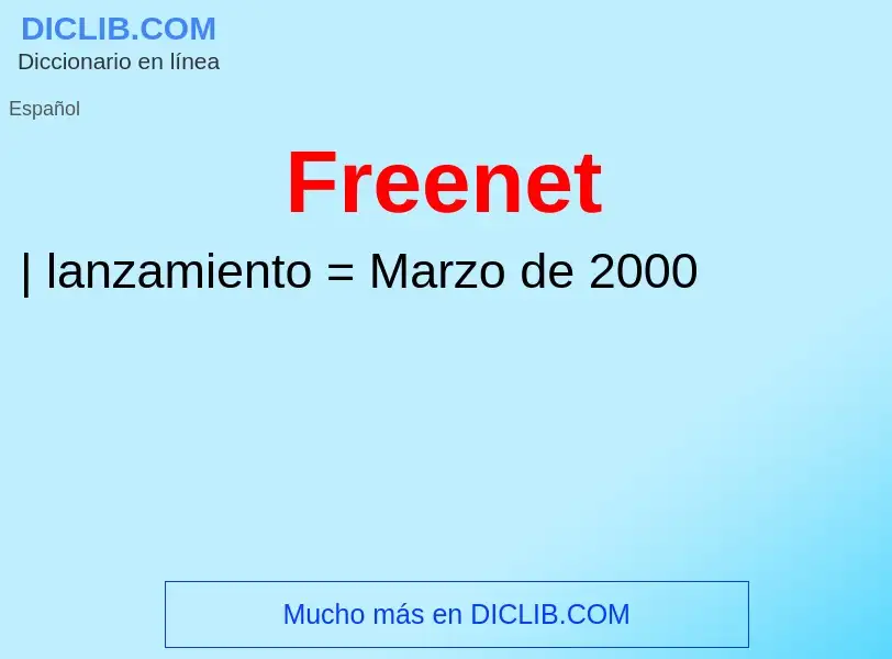 ¿Qué es Freenet? - significado y definición