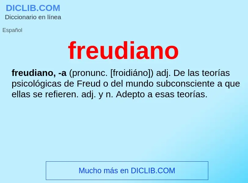 O que é freudiano - definição, significado, conceito