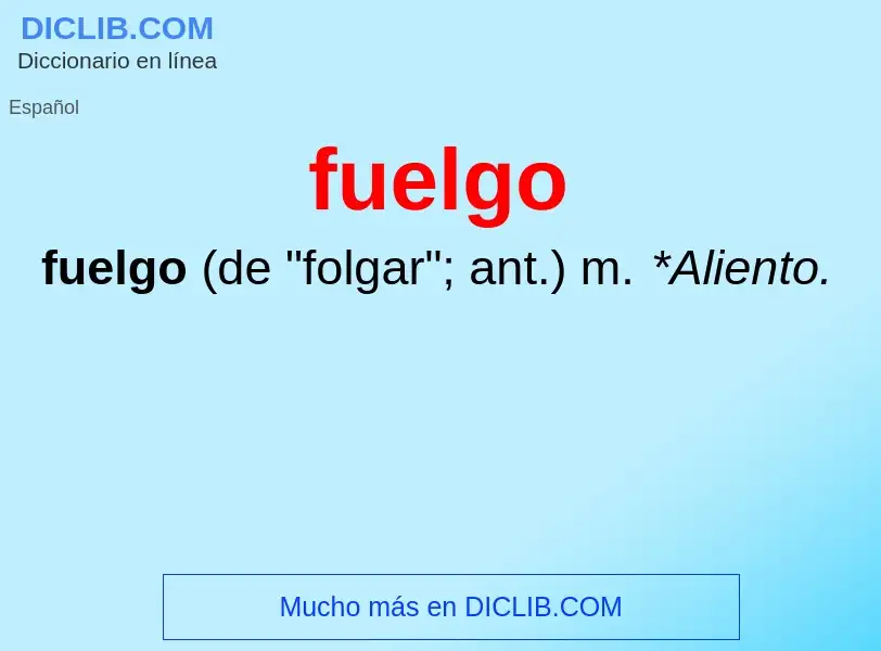 O que é fuelgo - definição, significado, conceito