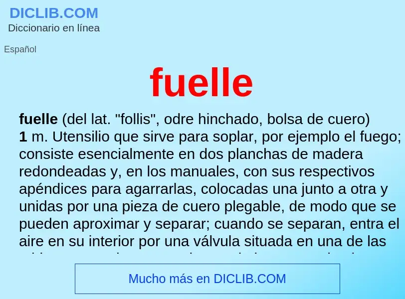 Wat is fuelle - definition