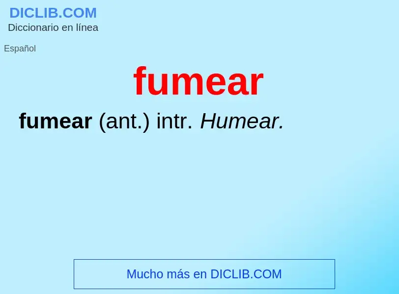 O que é fumear - definição, significado, conceito