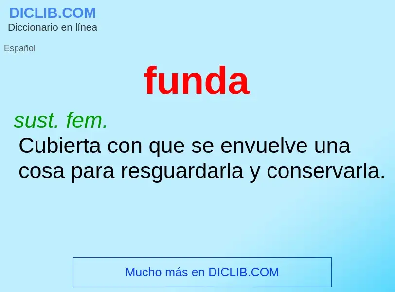 What is funda - definition