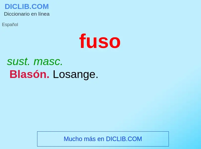 O que é fuso - definição, significado, conceito