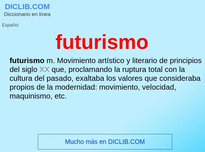 O que é futurismo - definição, significado, conceito