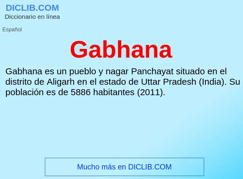 O que é Gabhana - definição, significado, conceito