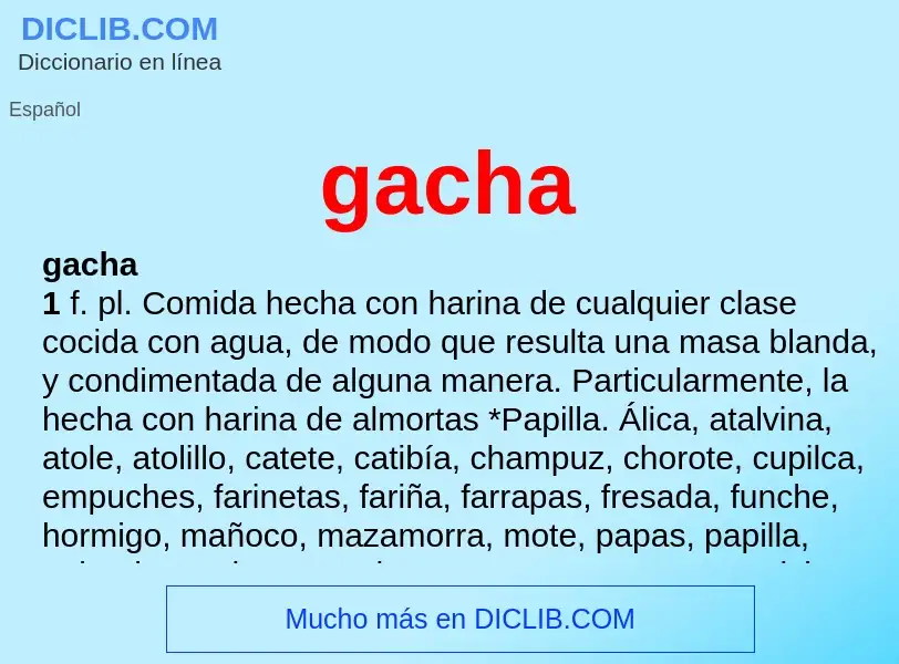 What is gacha - definition