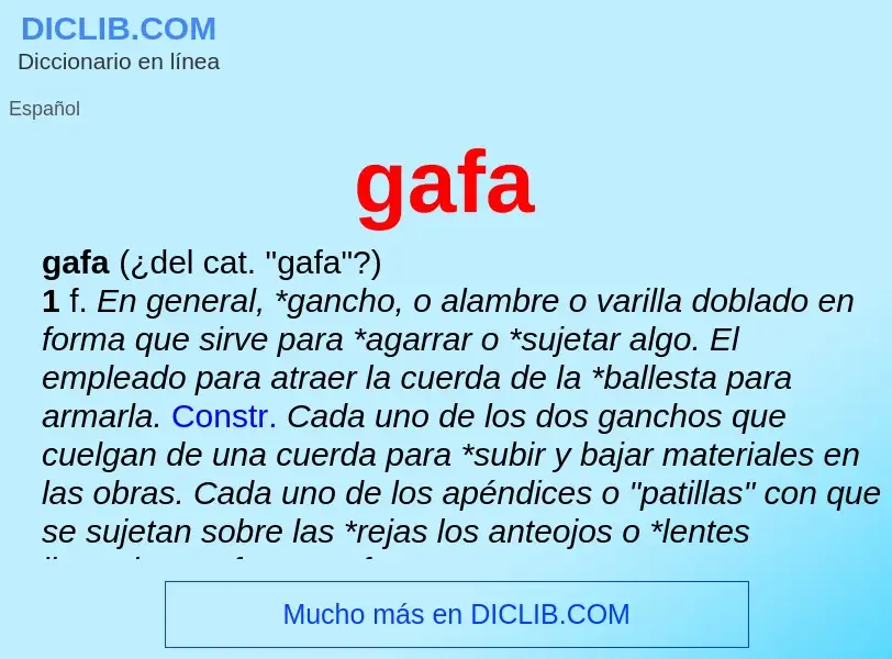 Wat is gafa - definition