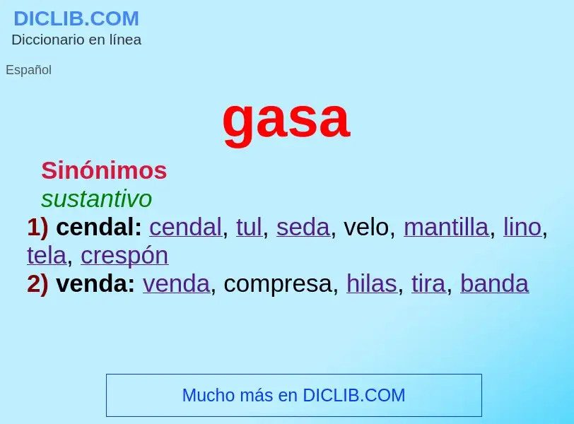 What is gasa - definition