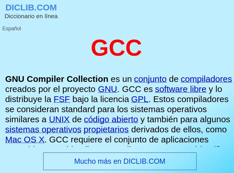 Wat is GCC  - definition