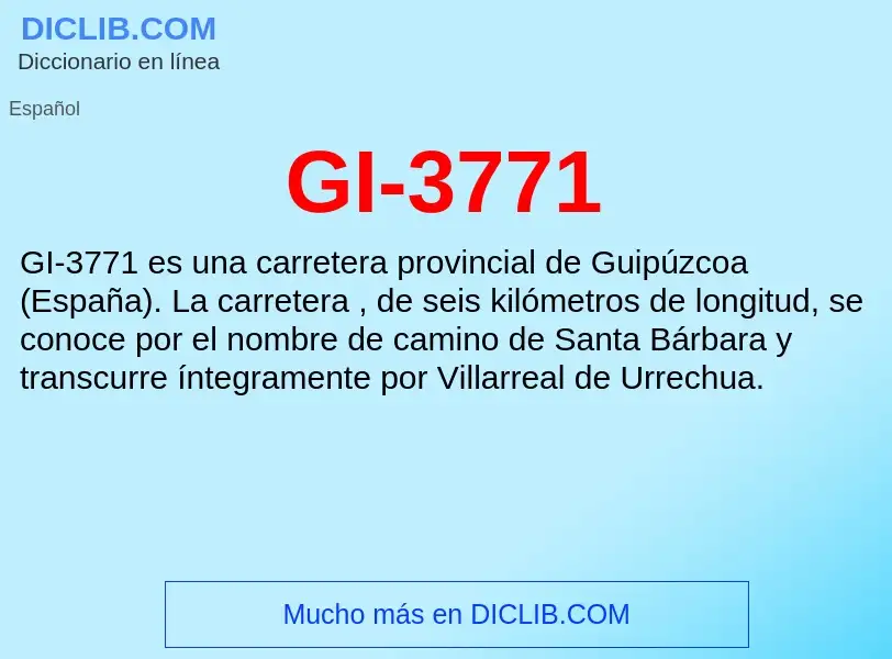 Was ist GI-3771 - Definition