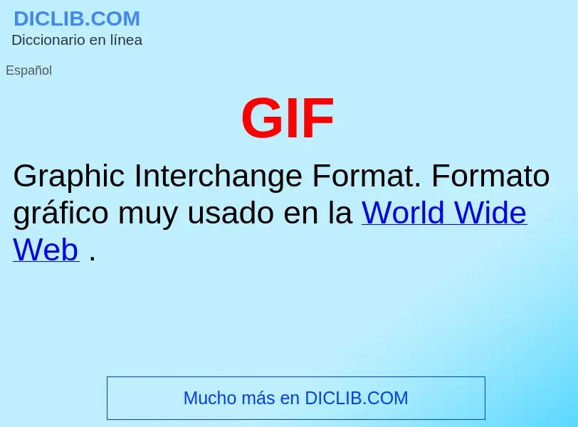 O que é GIF - definição, significado, conceito