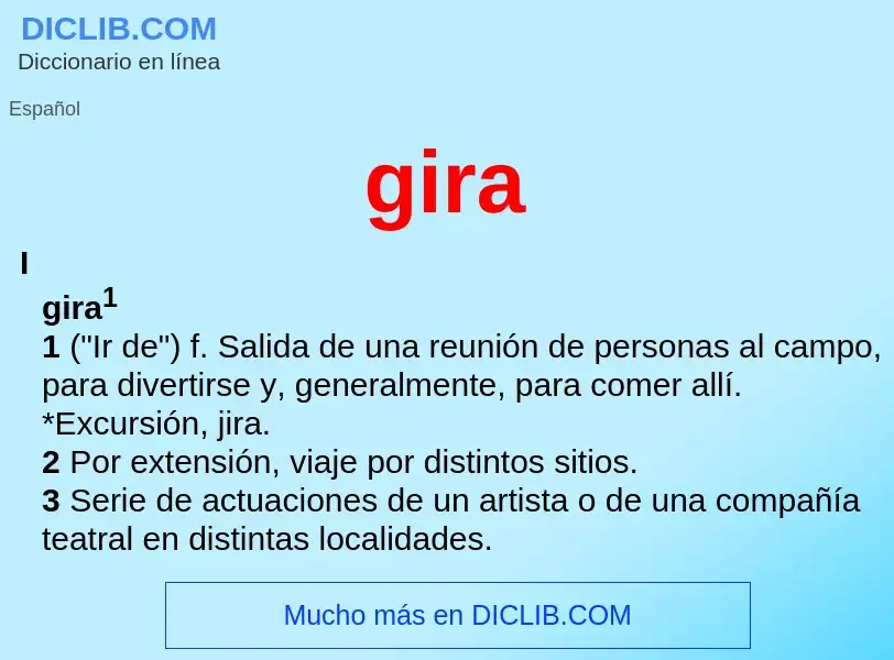 Wat is gira - definition