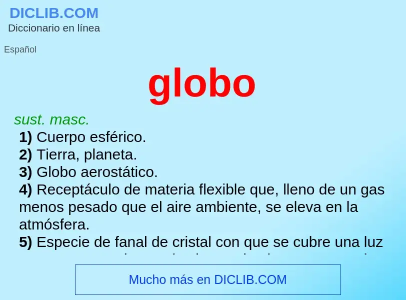 Qu'est-ce que globo - définition